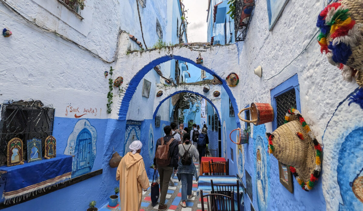 Vue panoramique de Chefchaouen Maroc
