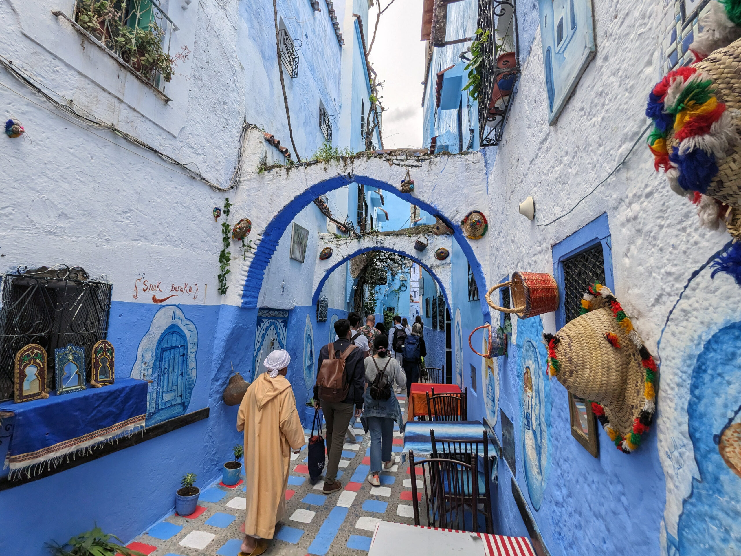 Vue panoramique de Chefchaouen Maroc